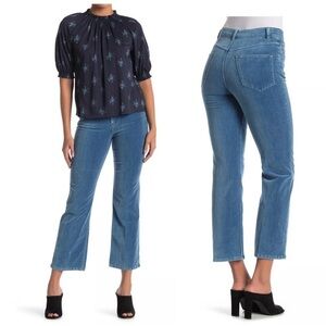 LA Vie Rebecca Taylor Ines Kick Boot Velveteen Jeans